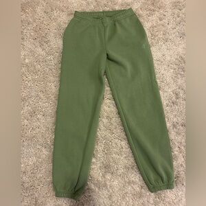 Champion Mid Rise Fleece Sweatpants (part of matching set!) | Green | XS